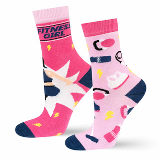 Colorful women's socks SOXO fitness