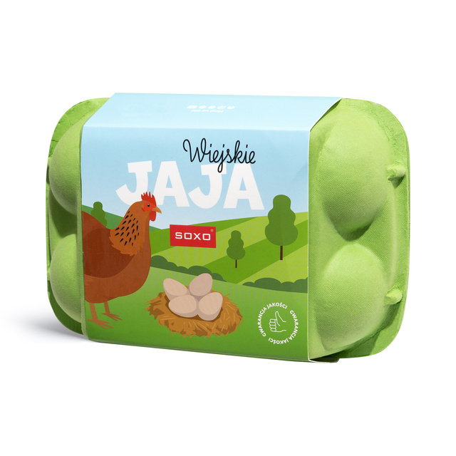 Skarpetki Wiejskie Jaja w Wytłoczkach 3-pak 
