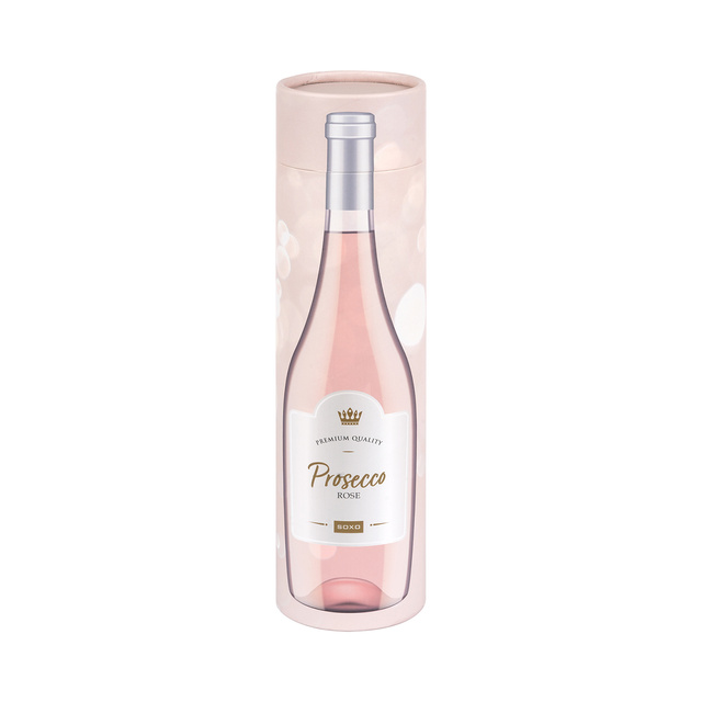 Set of 3x SOXO Prosecco women's socks in a tube | gift perfect for her 