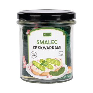 Skarpetki Smalec ze Skwarkami w Słoiku
