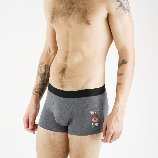 Soxo men's gift set | 2x Christmas Socks | 2x Christmas boxer shorts | gift for Santa Claus | for him | Fun set