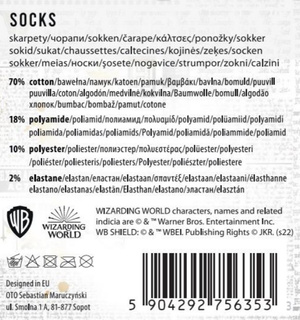 1 Paar von lustigen Socken mit Harry Potter motiv | Damensocken | SOXO
