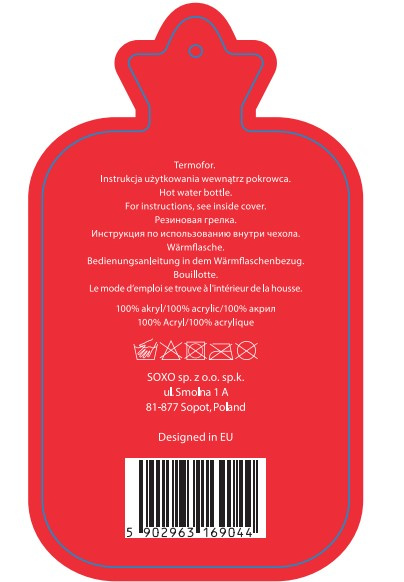 Wärmflasche im Strickbezug 1,8 L