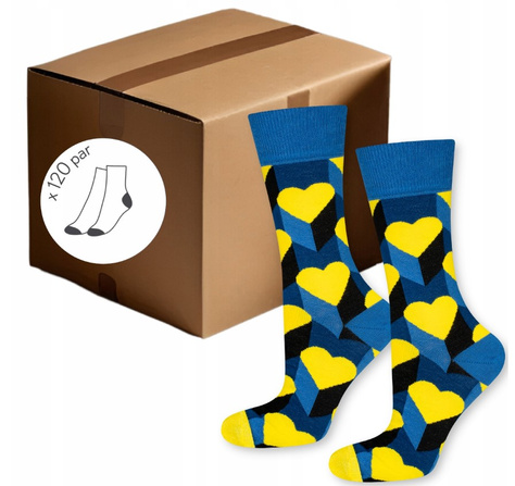 Colorful socks GOOD STUFF men's foot - 3 pairs