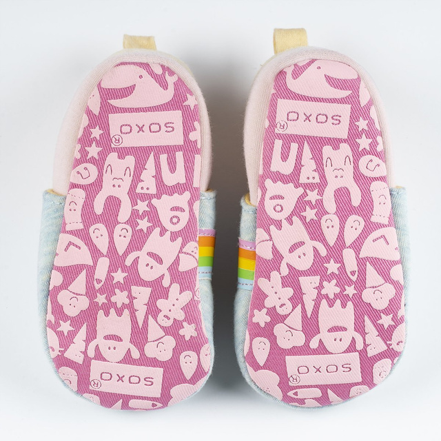 Kapcie niemowlęce SOXO ze słoneczkiem