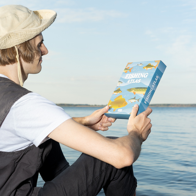 Bunte Herrensocken SOXO Angel-Atlas - 4 Paare