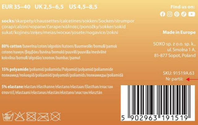 Skarpetki Ryba w Galarecie