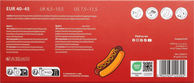 Skarpetki Hot Dog