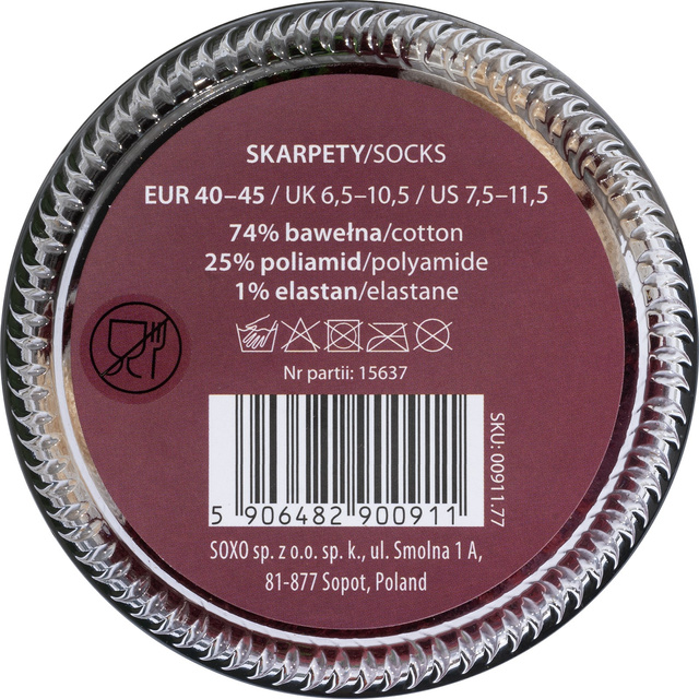 Herrensocken | Damen SOXO GOOD STUFF Borschtsch mit Klößen im Glas lustige bunte Geschenkidee für Ihn | für ihre Unisexy