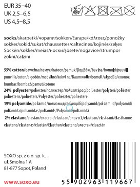 Stopki z Napisami w Kartoniku Pizza 4-pak