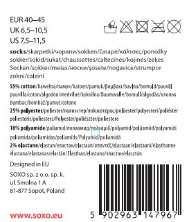 Herren Fußzeilen SOXO mit polnischen Untertiteln Lustige Geschenk