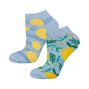 SOXO women's footies in a lemon