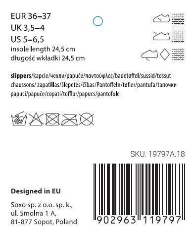 Schwarze Ballerinas für Damen SOXO mit Schleife