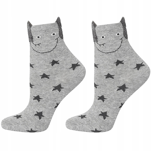 1 Paare von lustige Socken mit Ohren