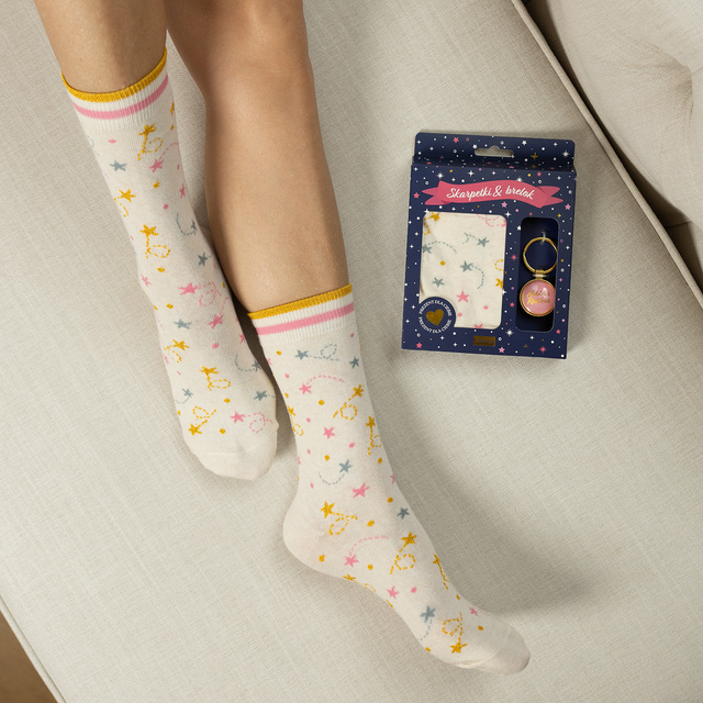 Drama Queen Socken + Schlüsselanhänger Set