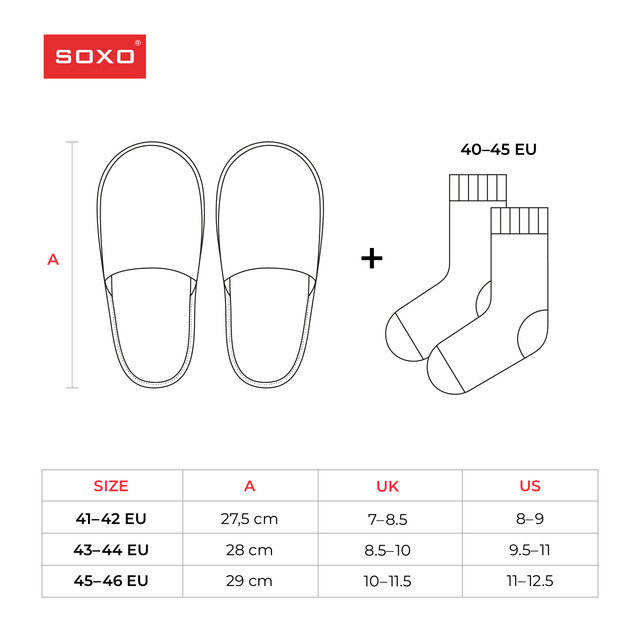 Superman Hausschuhe und Socken für Herren Geschenkideen für Herren SOXO Authentisches Produkt lizenziert von Warner Bros DC Comics