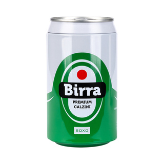 Bunte Herrensocken SOXO GOOD STUFF lustiges Bier in einer Geschenkbox