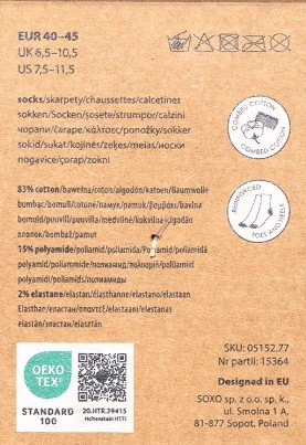 Men's Socks SOXO Fisherman - 2 Pairs Francuski: