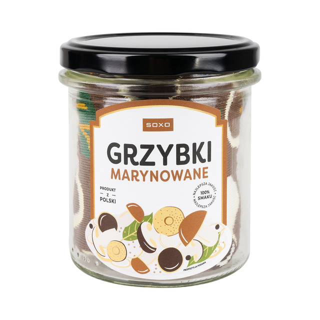 Skarpetki Grzybki Marynowane w Słoiku