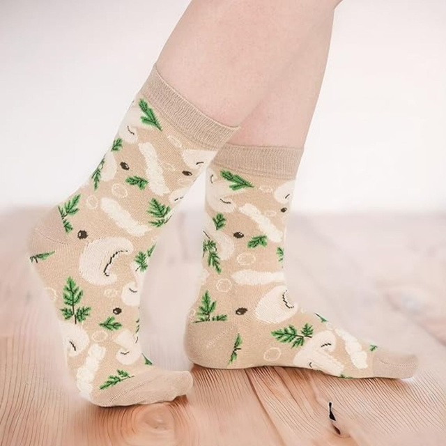 Herrensocken | SOXO GOOD STUFF Pilzsuppe aus der Dose für Damen Geschenk für Ihn | für Sie Unisex