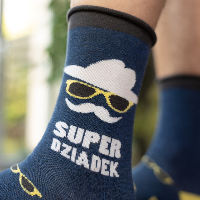 Skarpetki Bezuciskowe Super Dziadek