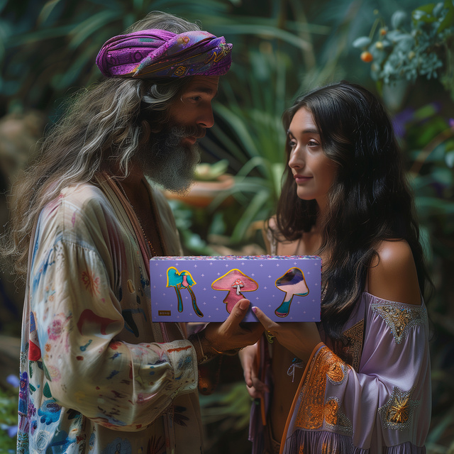 Skarpetki Grzybki 3-pak