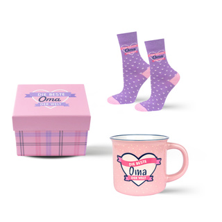 Set socks + mug Best Grandma in the World