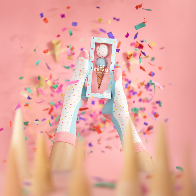 Women's SOXO Socks | Ice cream in a box | Great gift idea