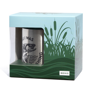 Men's Socks and Fish-Themed SOXO Mug Gift Set