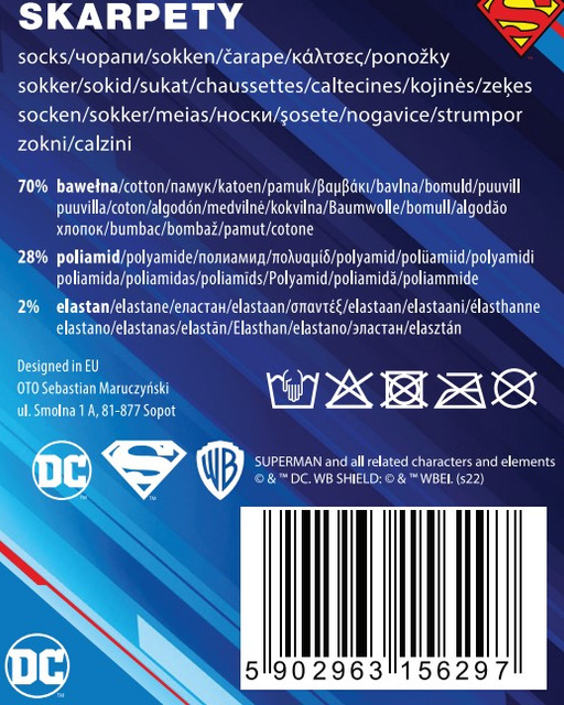 Skarpetki Superman DC Comics