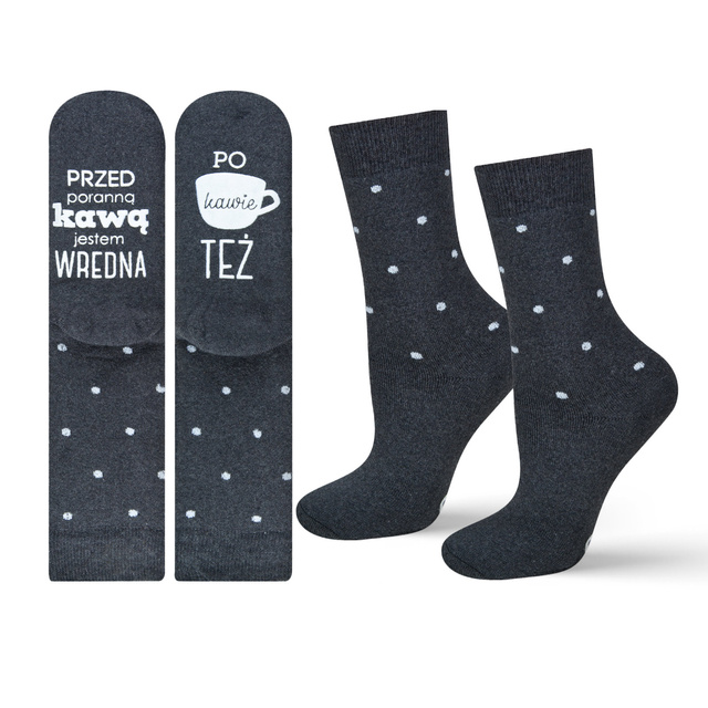 Damen Socken SOXO mit polnischen Untertiteln Baumwollen Geschenk