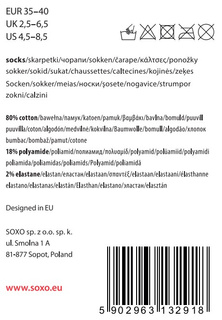 Bunte Damen Socken SOXO nicht übereinstimmende Baumwollen Tiger