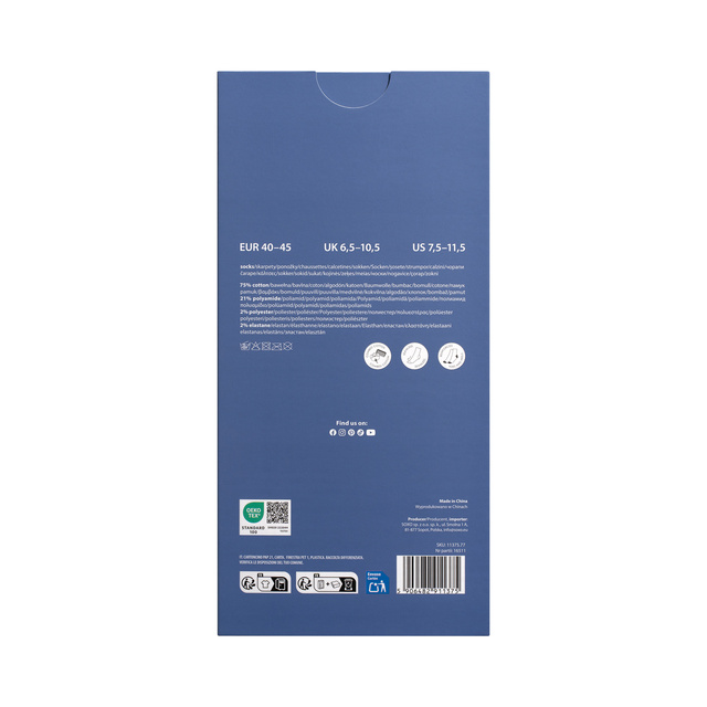 1 Paar von lustigen Socken für Opa in einzigartiger Verpackung | Herrensocken | SOXO