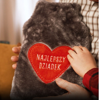 Fuchs Wärmflasche 1,8 L SOXO in Plüsch-Hülle GESCHENKIDEE