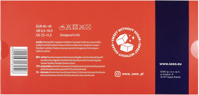 Skarpetki Tabliczka Czekolady