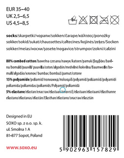 SOXO Damensocken Babcia rządzi