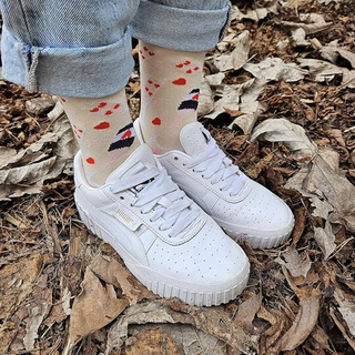 1 Paar von lustigen Socken mit Proseccomotiv in einzigartiger Verpackung | Damensocken | SOXO