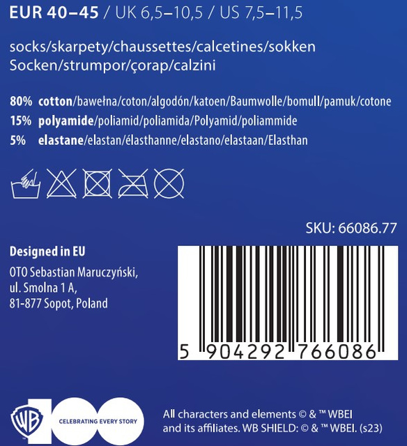 Skarpetki Bugs i Daffy 2-pak