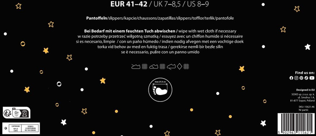 Zestaw 1x Kolorowe Męskie Skarpetki SOXO Superman i 1x Kapcie męskie Superman