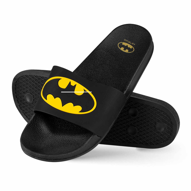 Comfort Women's and Men's Beach Flip-flops SOXO Batman | Perfect for Beach Holidays and Swimming Pool | Rubber
