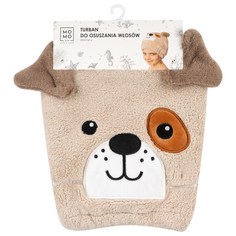 MOMO WAY baby dog hair turban | towel 