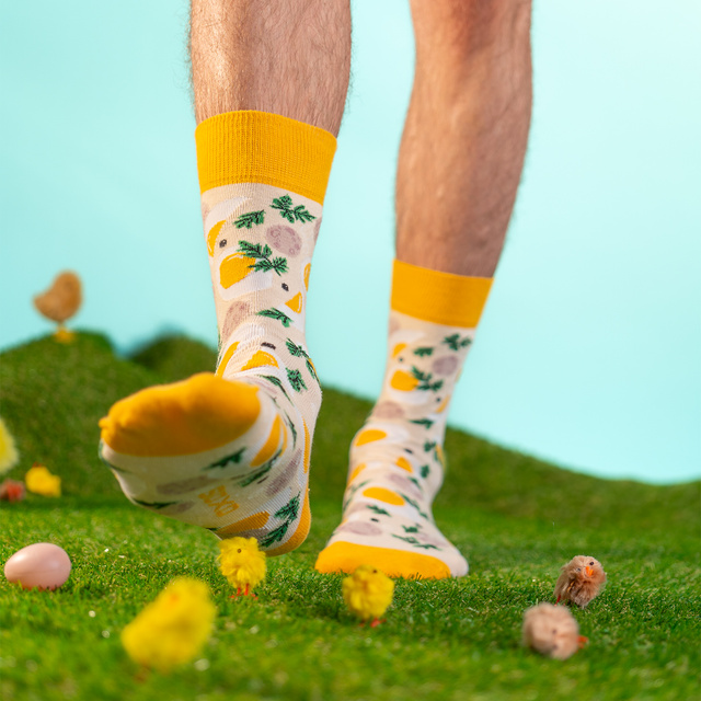 Herrensocken | Damen SOXO GOOD STUFF bunte lustige Sauersuppe in der Dose + Rezept für Ihn | für Sie Unisex