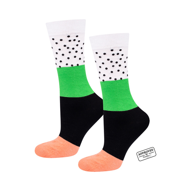 Grüne SOXO Sushi-Socken für Damen und Herren in einer Box