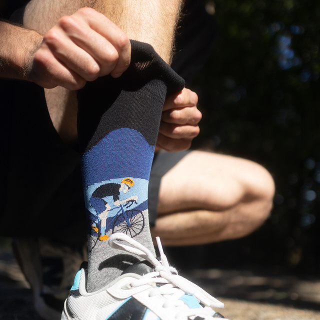 SOXO men's colorful cycling socks - 5 pairs