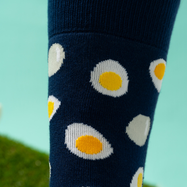 Herrensocken SOXO hartgekochtes Ei