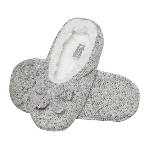 Gray SOXO gray ballerina slippers