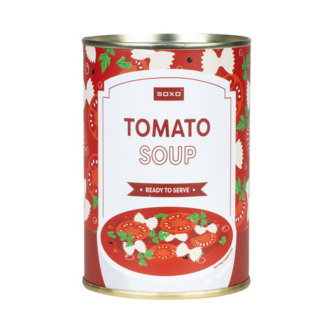 Colorful Men | Women's SOXO GOOD STUFF socks tomato soup in a can, cotton for him for her Unisex