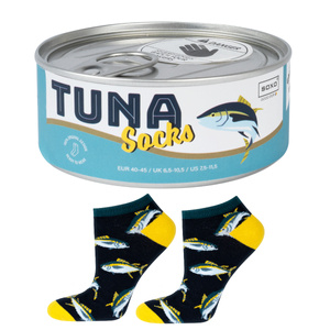 Stopki męskie SOXO GOOD STUFF śmieszne tuńczyk w puszce pomysł na prezent 