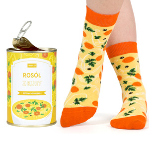 Прикольные носки оливки в коробке SOXO GOOD STUFF в подарок женщине