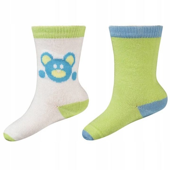 Набор для новорожденных: 2 пары носков и кулон SOXO